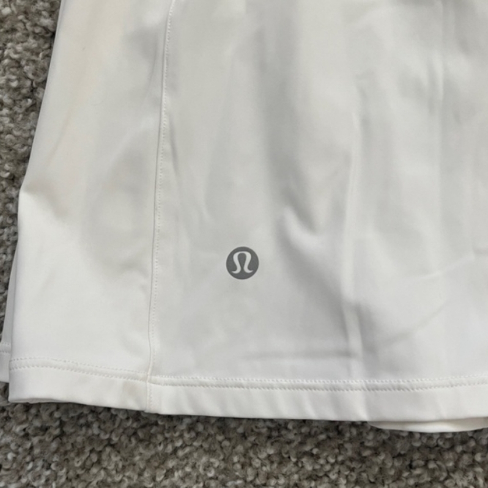 Lululemon Court Crush Dress Ivory Athletic Tennis Golf Sporty Size 4 - Picture 5 of 7